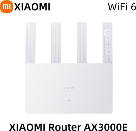Xiaomi Router AX3000E WiFi 6 Dual-Band Router in Rot