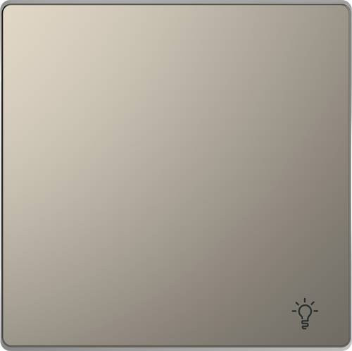 Merten Abdeckung für Wechselschalter System Design in Nickel Farbe MEG3302-6050 - Bild 1