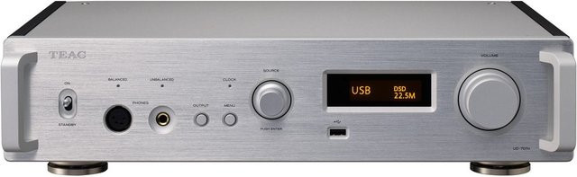 TEAC UD-701N-S DAC in Silber mit USB, optischem und koaxialem Anschluss - Bild 1