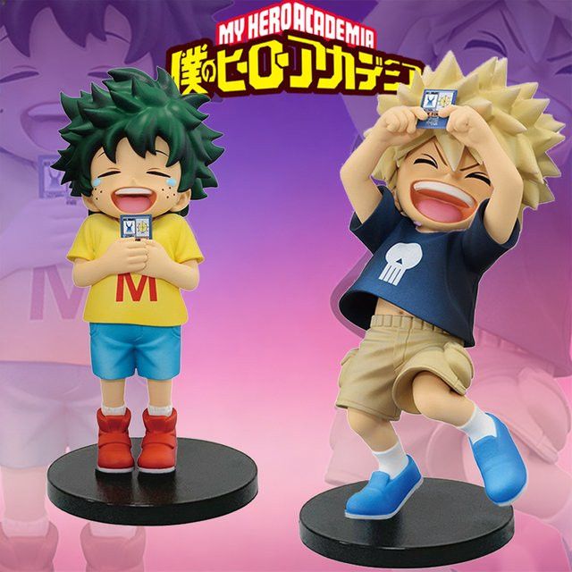 Bandai My Hero Academia Anime Figuren Midoriya Izuku und Bakugou Katsuki aus PVC in Multicolor - Bild 1
