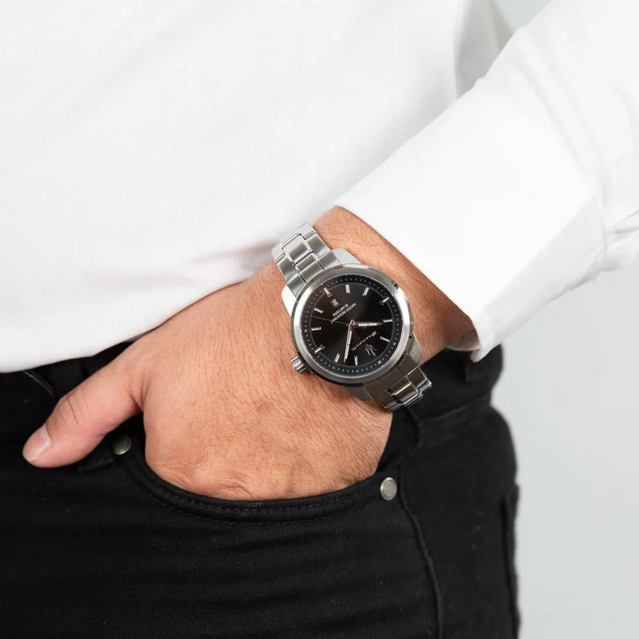 Maserati Herrenuhr Successo, Quarz, Edelstahl, Schwarz, 44 mm, 5 ATM - Bild 6