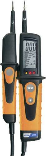 HT Instruments HT7 Zweipoliger Spannungsprüfer CAT III 1000 V, CAT IV 600V mit LCD, LED und Akustik in Orange - Bild 1