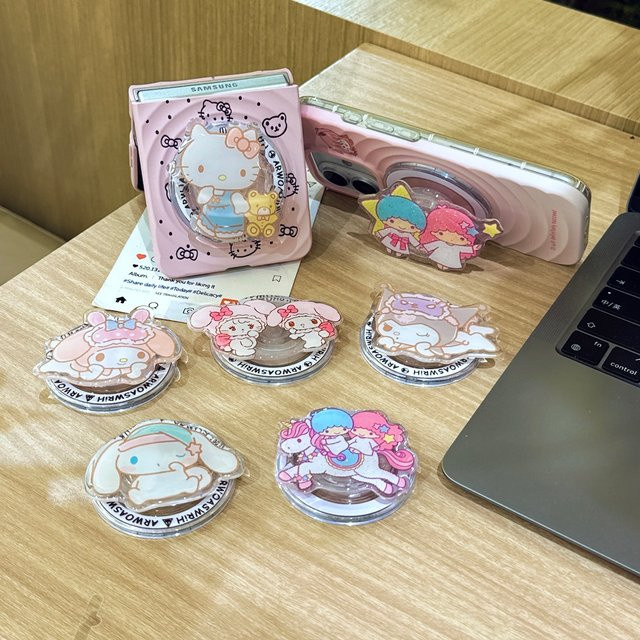 Sanrio Cartoon Magnetische Handyhalterung für iPhone und Samsung, kompatibel mit MagSafe, Multicolour - Bild 1