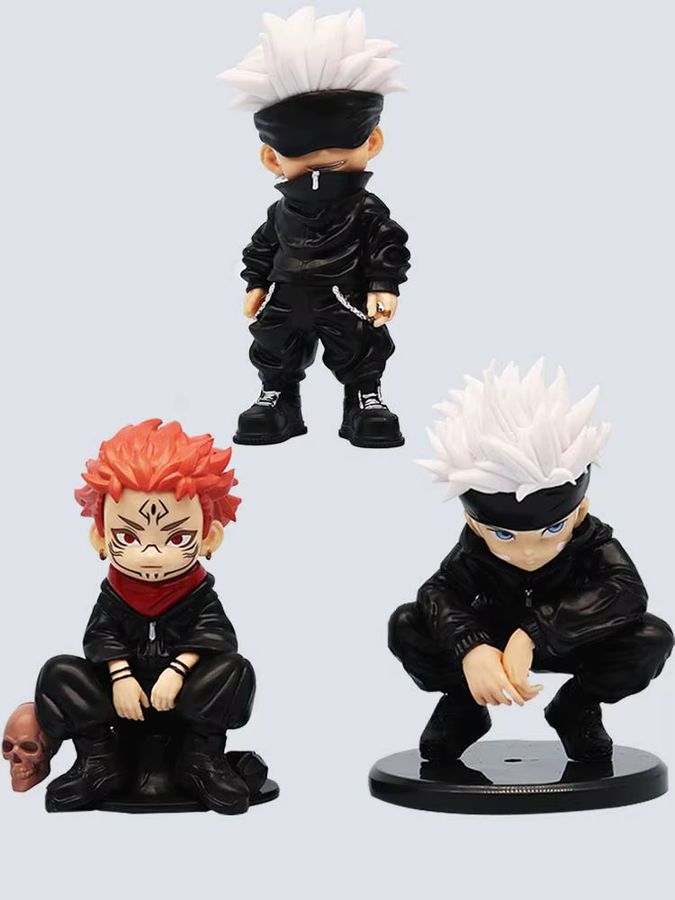 Bandai Jujutsu Kaisen Anime Figuren Set mit Satoru Gojo und Sukuna in Multicolor - Bild 5