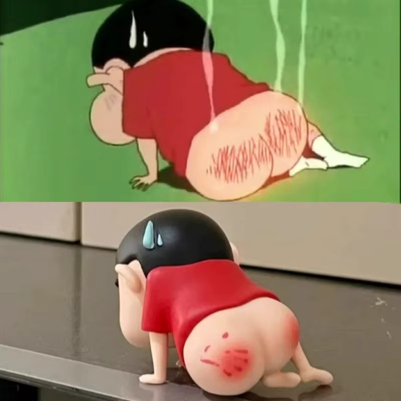 Bandai Crayon Shin Chan Figur, Einzelfigur, Kunststoff, Bunt / Mehrfarbig - Bild 2