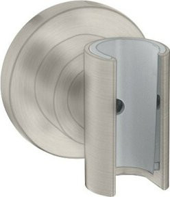 Hansgrohe Axor Citterio Brausehalter fest, rund, Edelstahl-Optik, Silber - Bild 1