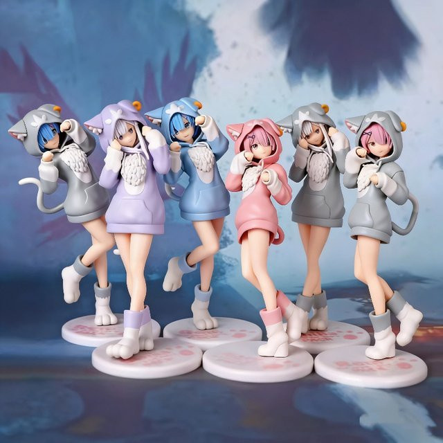 Bandai Re:Zero Actionfiguren, 6-teiliges Set, 20cm - Bild 1