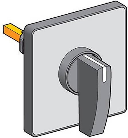 Schneider Electric KDD1H Betätigungsknebel in Grau - Bild 1
