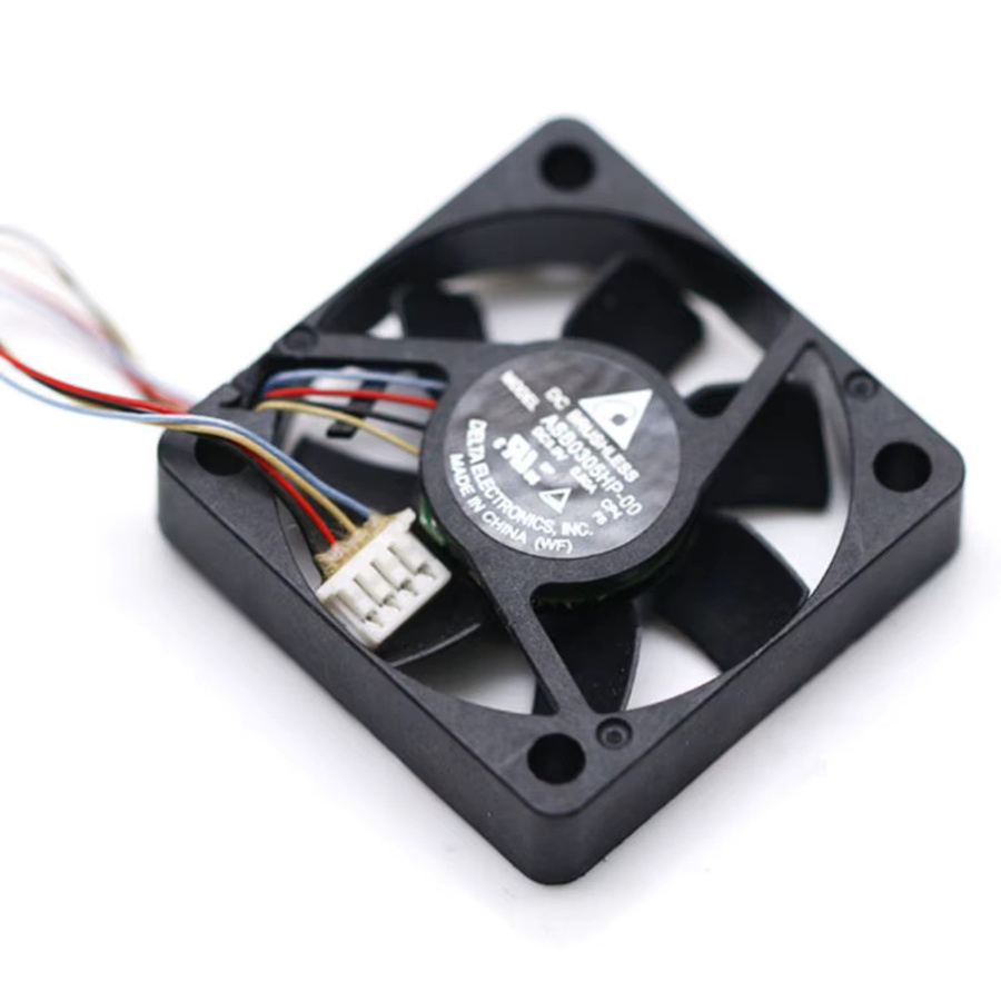Delta ASB0305HP-00 3007 PWM-Lüfter 2er-Set, 30 mm, 5 V, 9500 U/min, Schwarz - Bild 2