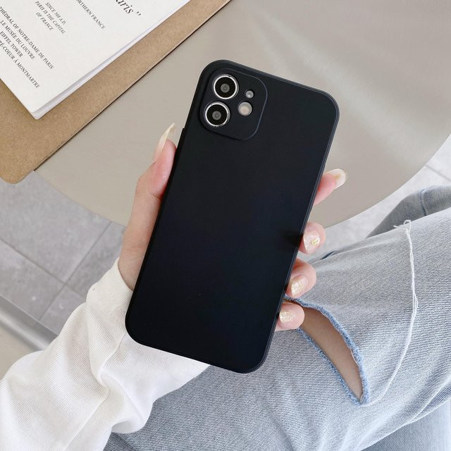 QYSFriday Luxus Silikon Handyhülle für iPhone 16 Pro Max, iPhone 16 Pro und iPhone 16 Plus, Stoßfeste TPU Hülle mit Vollschutz, Grau - Bild 1