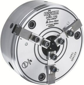 RÖHM DURO-T 630 KK 15 ISO702 1 Spannzangenfutter in Silber mit Befestigung von vorn - Bild 1