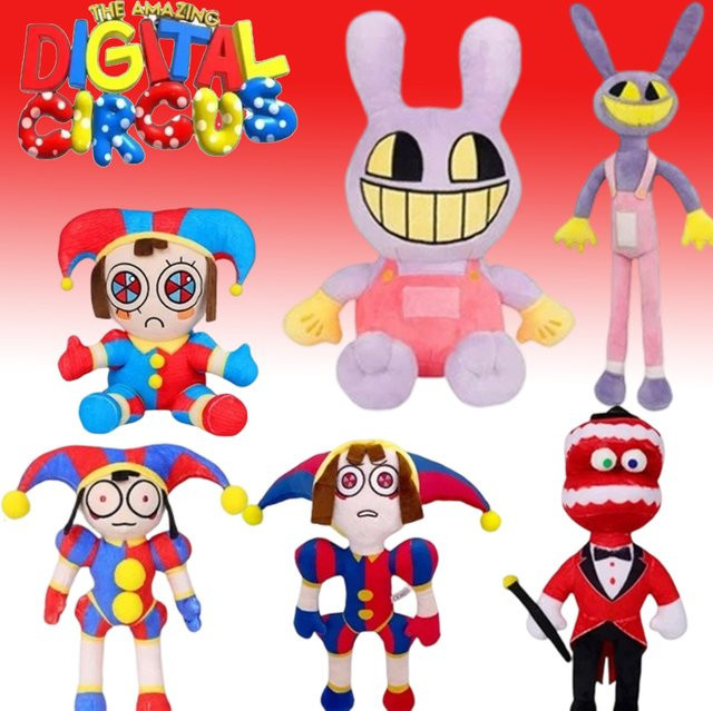 Bandai The Amazing Digital Circus Clown Ragatha Pomni Jax Puppe Plüsch - Bild 1