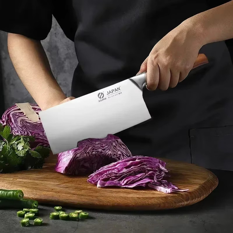 WXCOO Japanisches Küchenmesser-Set aus Edelstahl in Silber mit Kochmesser, Santoku-Messer und Sushi-Messer zum Schneiden von Fischfilet und Fleisch - Bild 2