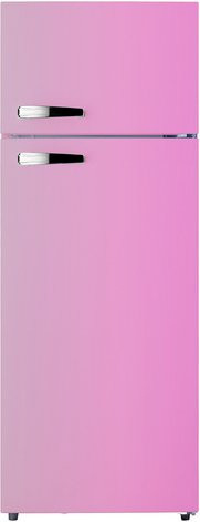 PKM Kühl-Gefrierkombination GK210-2 SP, Pink, freistehend, H x B x T: 143,0 x 54,0 x 54,5 cm - Bild 2