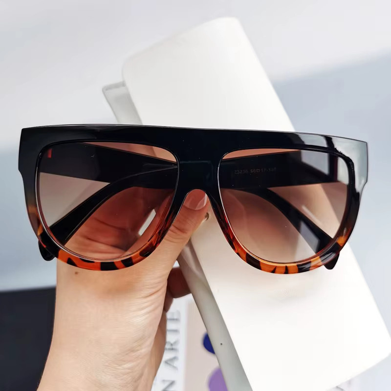 ShangeWFJia Sonnenbrille, Vollrand, Schwarz, Kunststoff, Unisex - Bild 2