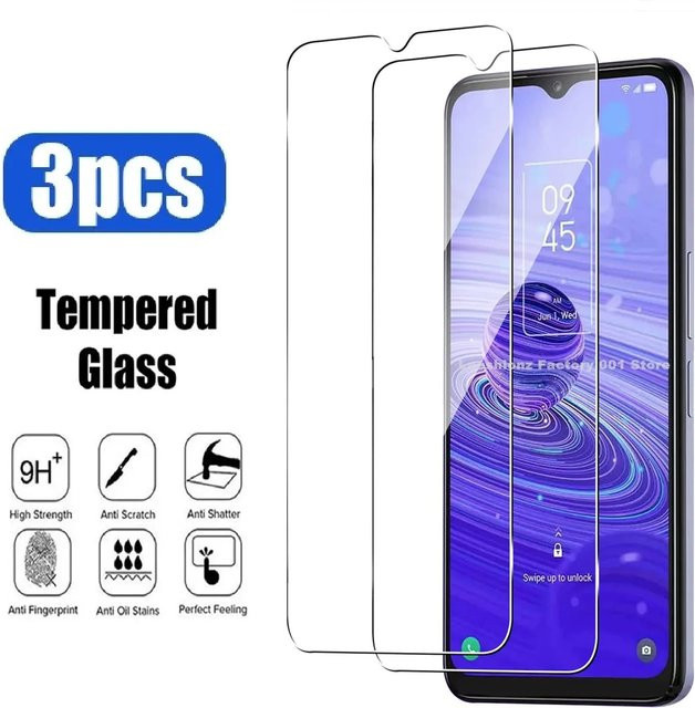 3er-Set gehärtetes Glas Displayschutz für Xiaomi Poco M6 Pro, X6, X5, F5, X3 NFC, C65, M5S, F3, F4, M4, 10T in Transparent - Bild 1