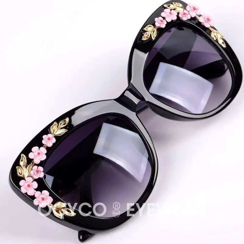 OCYCO Cat Eye Sonnenbrille, Vollrand, Kunststoff, Schwarz, Damen - Bild 3