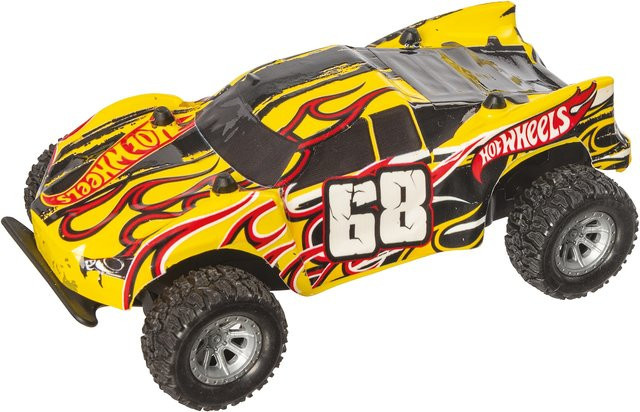 Hot Wheels Netflix Lets Race, RC Auto, 1:28, gelb/rot - Bild 1