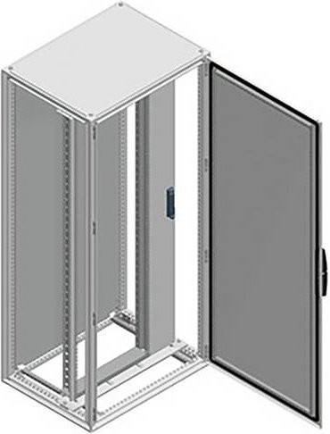 Schneider Electric Spacial SF/SM-19 Schwenkbarer Rahmen in Grau, B/H: 1400 x 800 mm, 27 Module - Bild 1
