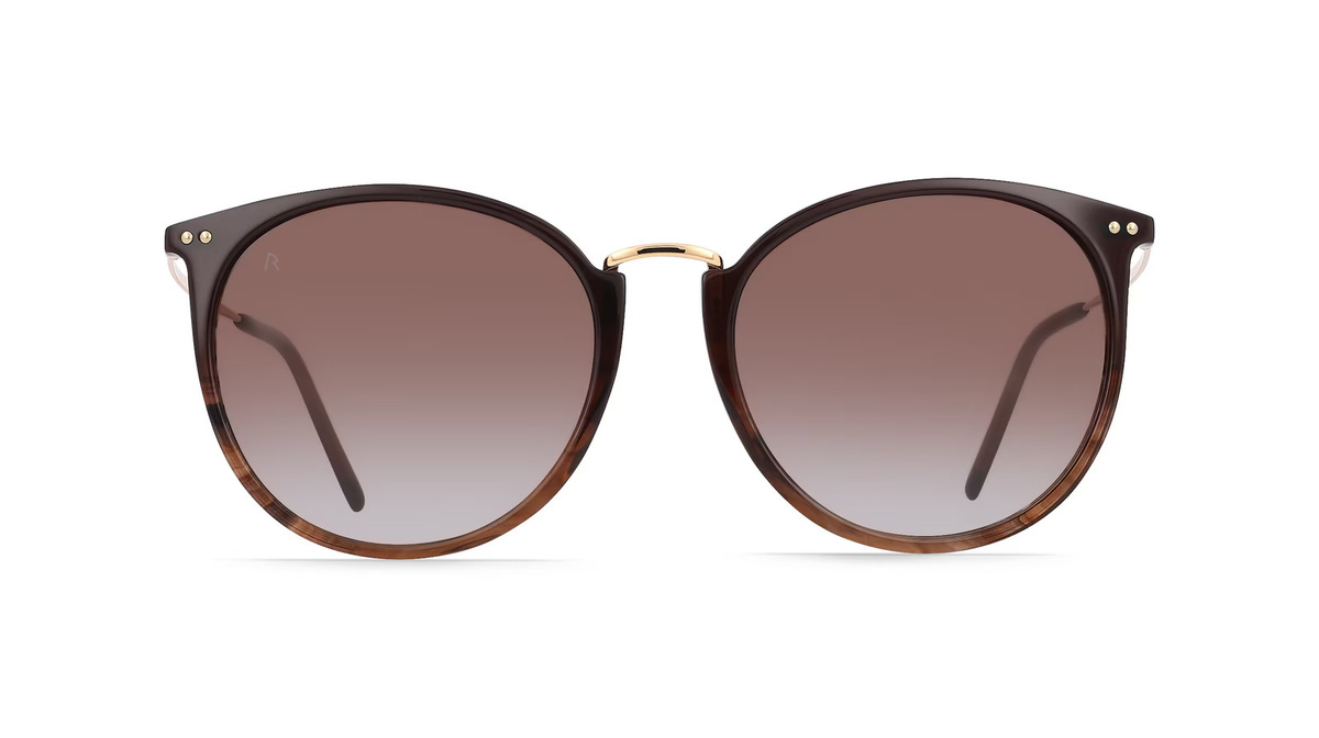 Rodenstock 3333 Sonnenbrille Panto, Vollrand, Kunststoff, Braun, Damen - Bild 1