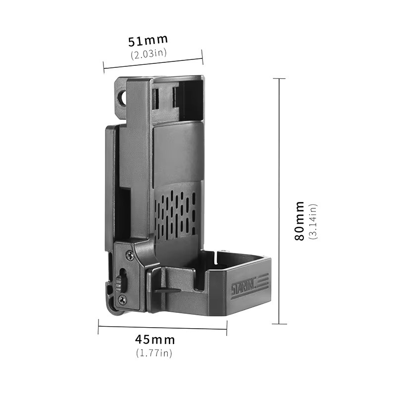 Magnetische Clip-Halterung für DJI Osmo Pocket 3, 4 und 4P in Schwarz für Radfahren, Vlogging und Tisch-Aufnahmen - Bild 6