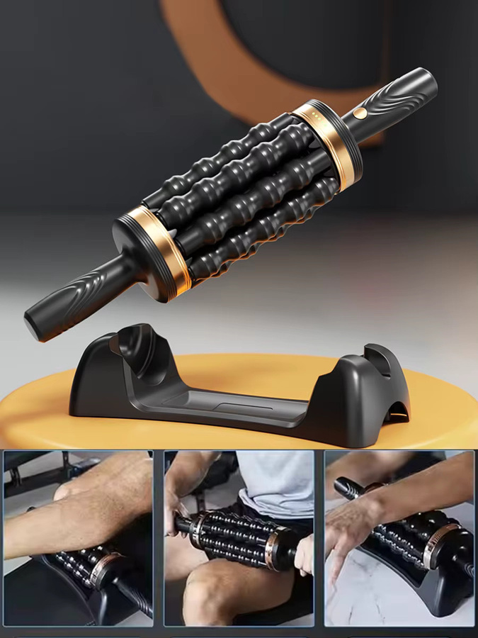 vilnason Rollmassage-Perkussionsmassager, Schwarz, Unisex - Bild 4