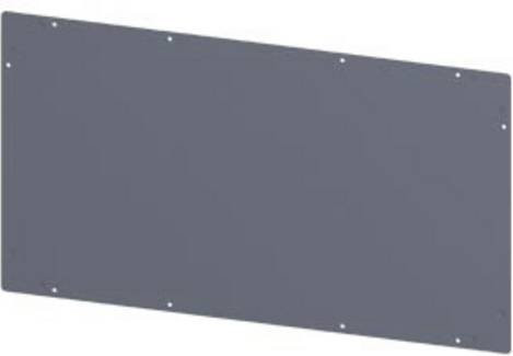 Siemens Dach aus Stahl in Grau B: 90,0 cm, T: 50,0 cm, H: 195,0 cm - Bild 1