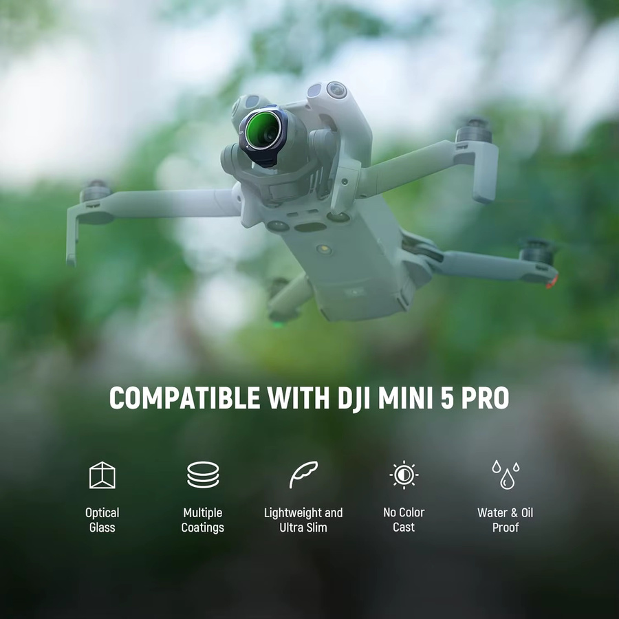NEEWER CPL-Filter verstellbarer zirkular polarisierender Polarisator-Linsenfilter für DJI Mini 5Pro Drohne - Bild 2