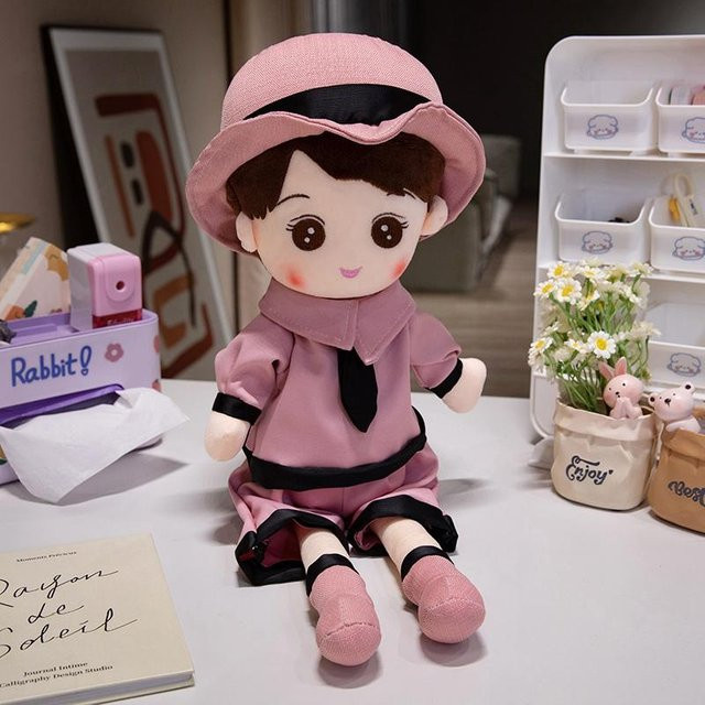 Kawaii Plüsch-Mädchenpuppen, Weiche Kuschelpuppen, 45cm - Bild 1