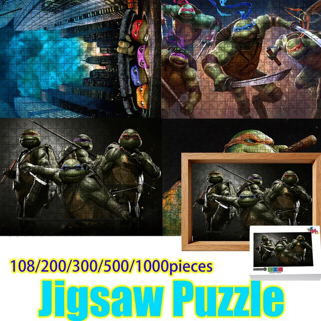 Funko Teenage Mutant Ninja Turtles Holzpuzzle, 108 Teile, ab 14 Jahren - Bild 1