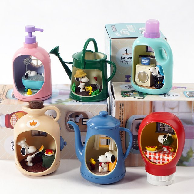 Re-Ment Snoopy Disney Life in A Bottle, Einzelfigur, Sammelornamente - Bild 1
