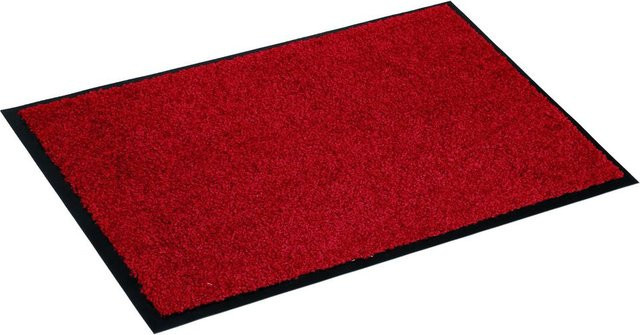 Fußmatte PROPER TEX von Astra in Rot mit grafischem Design, wetterfest und rutschfest, B/T: 60 x 40 cm - Bild 1