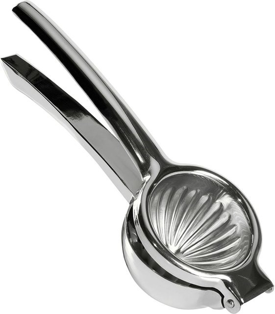 SQUEEZY Zitronenpresse und Limettenpresse aus Edelstahl in Silber - Bild 1