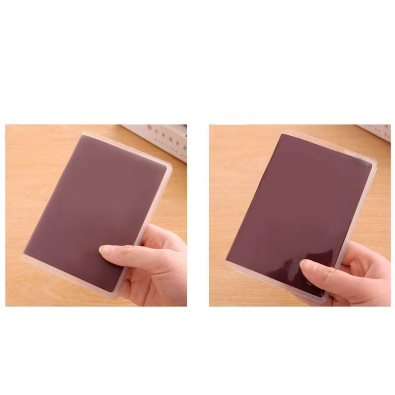 6 Stück transparente Reise-Passhüllen aus wasserdichtem PVC für Ausweise, Visitenkarten und Kreditkarten - Bild 4