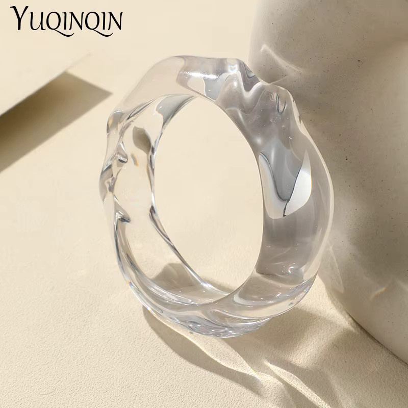 YUQINQIN Armreifen, Acryl, Transparent, Damen - Bild 2
