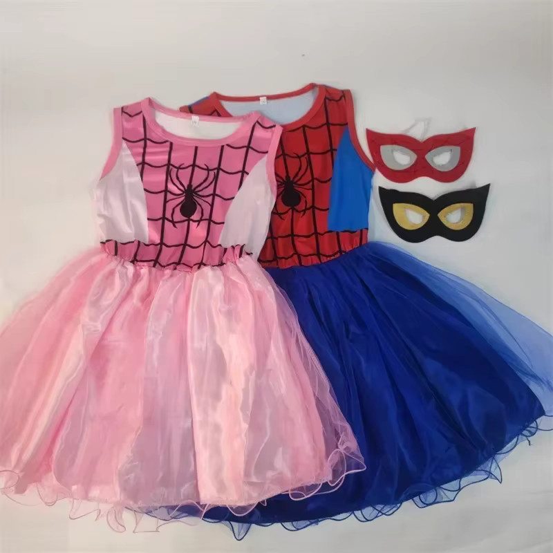 ZOBOTT Spider Girls Cosplay Kinder-Faschingskostüme, Marvel, Mädchen - Bild 2