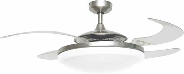 BEACON Deckenventilator Fanaway EVO 2 Endure mit Beleuchtung und Fernbedienung in Chrom gebürstet - Bild 1