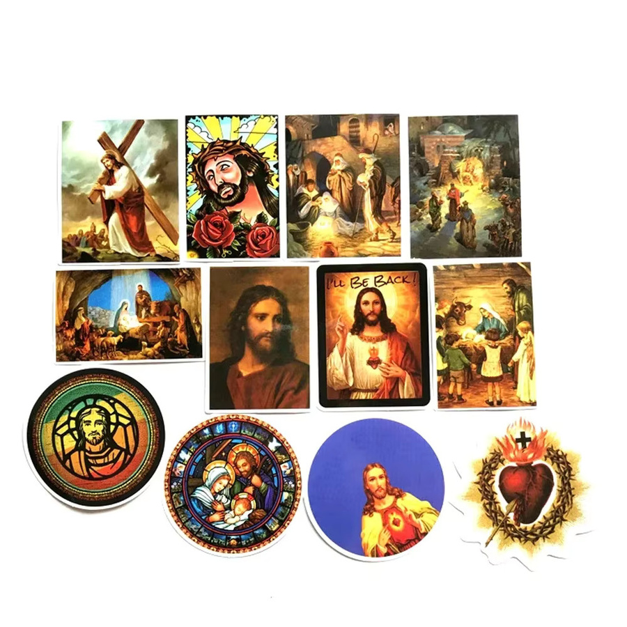GOGOTU Jesus Christian Religion Aufkleber, 68 Stück - Bild 2