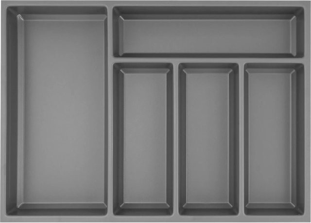 Agoform Besteck-Organizer Sky aus Kunststoff in Schiefergrau, B/T/H: 52,0 x 5,3 x 37,3 cm - Bild 1