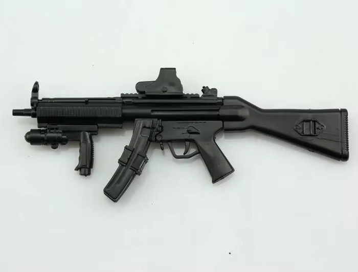 GRAPMAN MP5SD5 Maschinenpistole, 1/6 Modell, Kunststoff, Militär - Bild 3