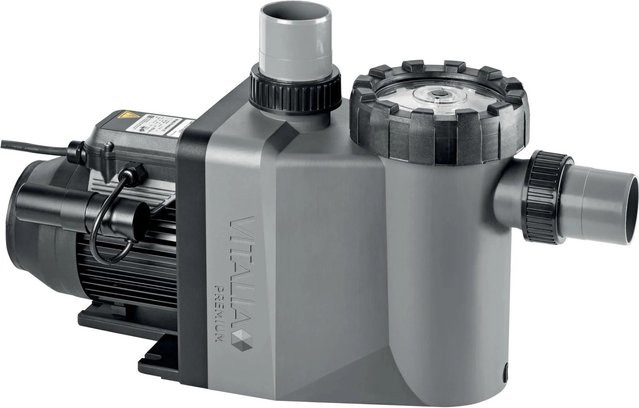 Speck Filterpumpe Vitalia Premium 13D in Grau mit 13 m³/h und 63 mm Anschluss - Bild 1