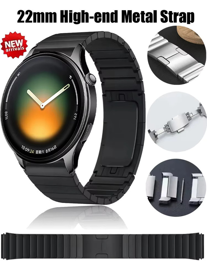 Uhrenarmband Edelstahl, 22 mm, Unisex - Bild 4