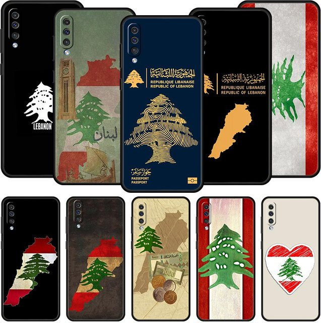 Libanon Passport Handyhülle für Samsung Galaxy A56 A36 A26 A54 A52 A24 A14 A50 A72 A70 A40 A06 A12 A22 A34 A42 A32 A04s A16 5G - Bild 1