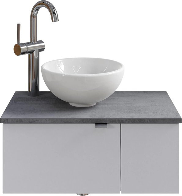 Pelipal Einzelwaschtisch Serie 6915 in Weiß mit Softclose, Breite: 61 cm - Bild 1