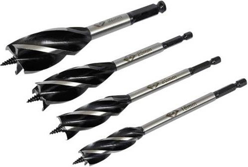C.K T2943S4 Holz-Spiralbohrer-Set, Silber - Bild 1