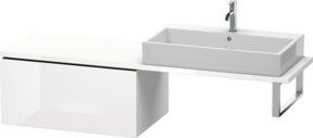 Duravit L-Cube Unterschrank in Weiß Hochglanz mit 1 Auszug, B/T: 82 x 54,7 cm - Bild 1