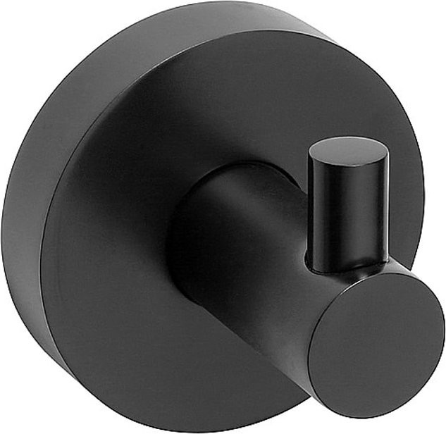 Brillantbad BARK Kleiderhaken Messing Schwarz für Bad und Küche, B/T/H: 5,5 x 5,5 x 5,0 cm - Bild 1