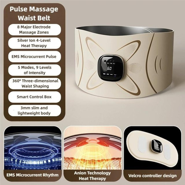 Kncokar Elektrischer Bauchmassager, Beige - Bild 1