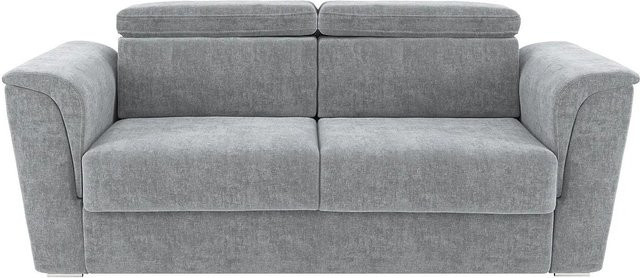 Vente-unique Schlafsofa Rizora in Grau mit Stoffbezug, Breite: 210 cm - Bild 1