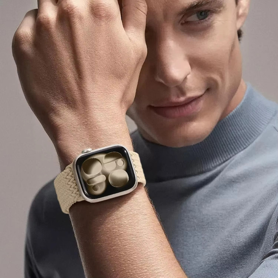 HUBANDE Uhrenarmband Textil, Weiß, Unisex - Bild 4